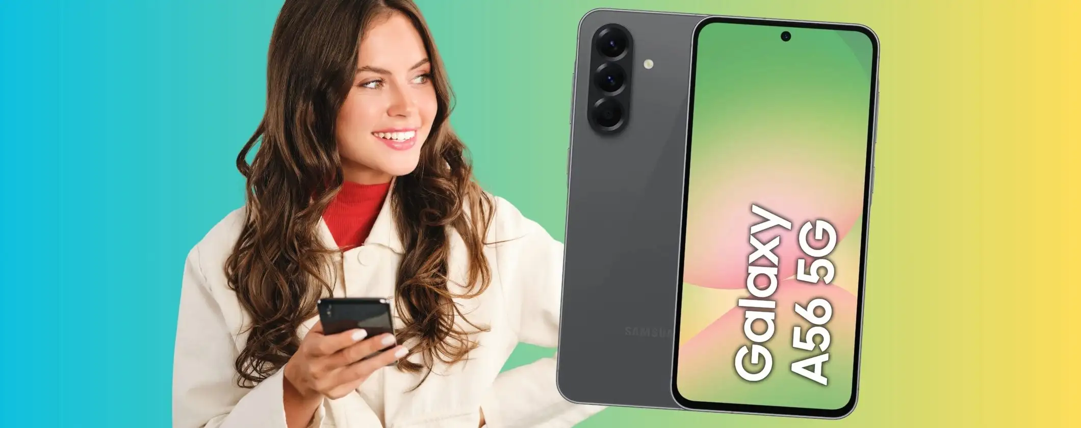 Samsung Galaxy A56 da 256GB scontato di 186€ su eBay è un affarone