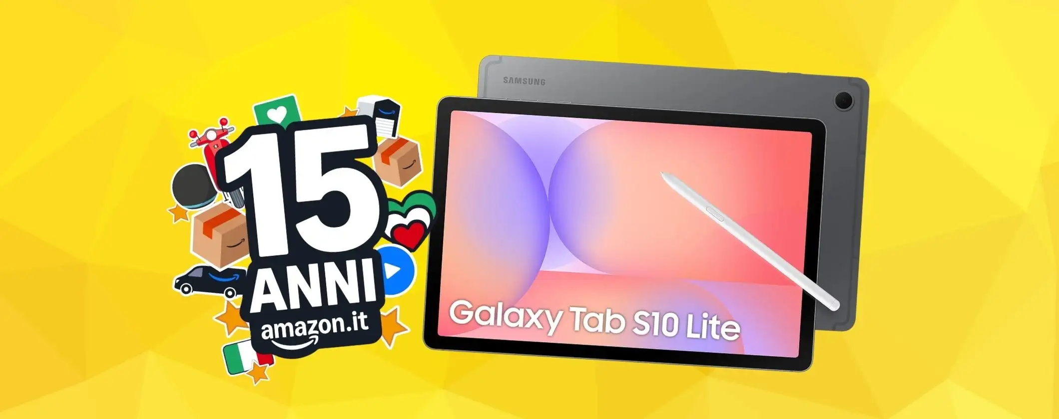 Samsung Galaxy Tab S10 Lite con S Pen in offerta a tempo su Amazon Samsung Galaxy Tab S10 Lite con S Pen in offerta a tempo su Amazon