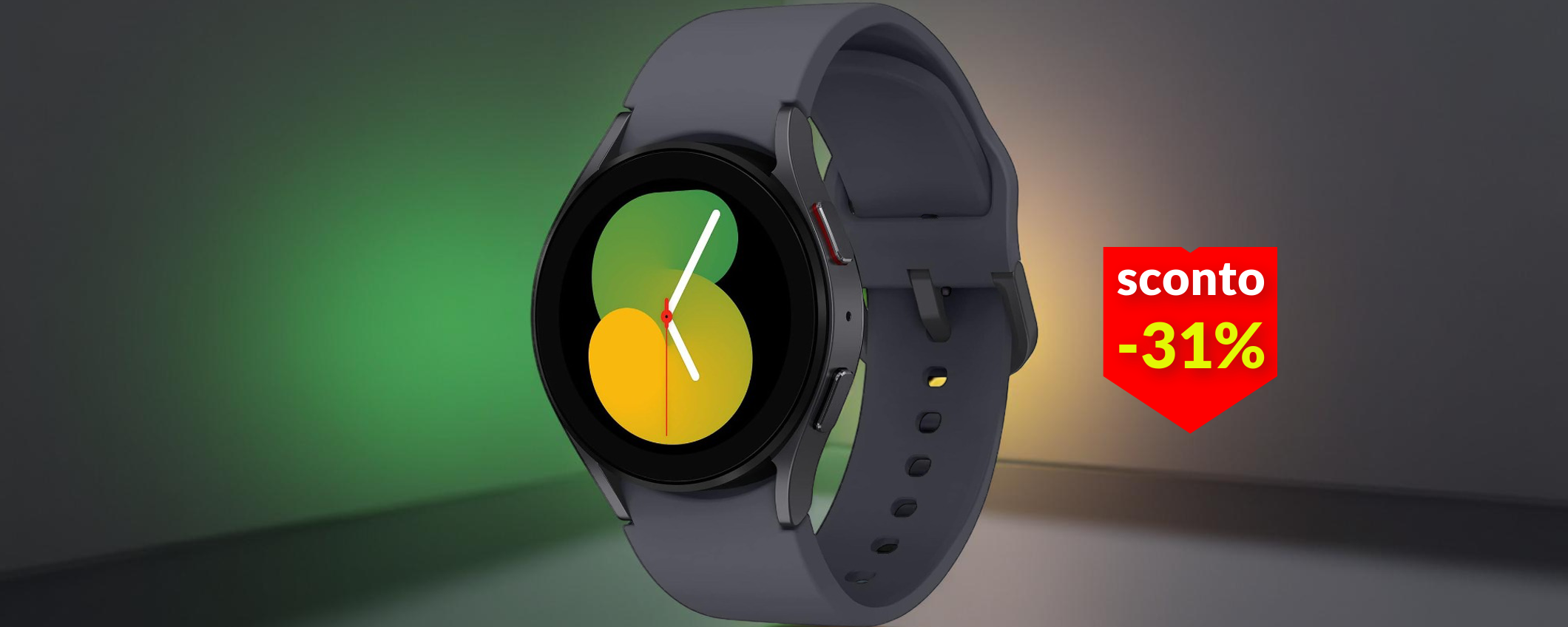 Samsung Galaxy Watch 5 a soli 204€: BioActive 3-in-1 e 31% di sconto Amazon Samsung Galaxy Watch 5 a soli 204€: BioActive 3-in-1 e 31% di sconto Amazon