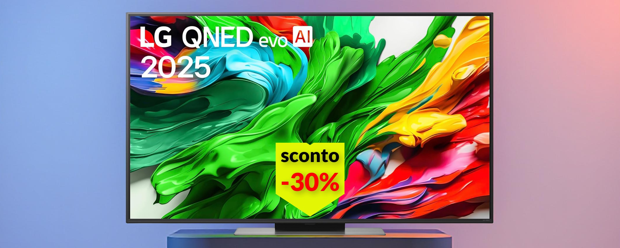 Prezzo scontatissimo per la Smart TV 4K di LG a 120Hz: oggi risparmi 300€