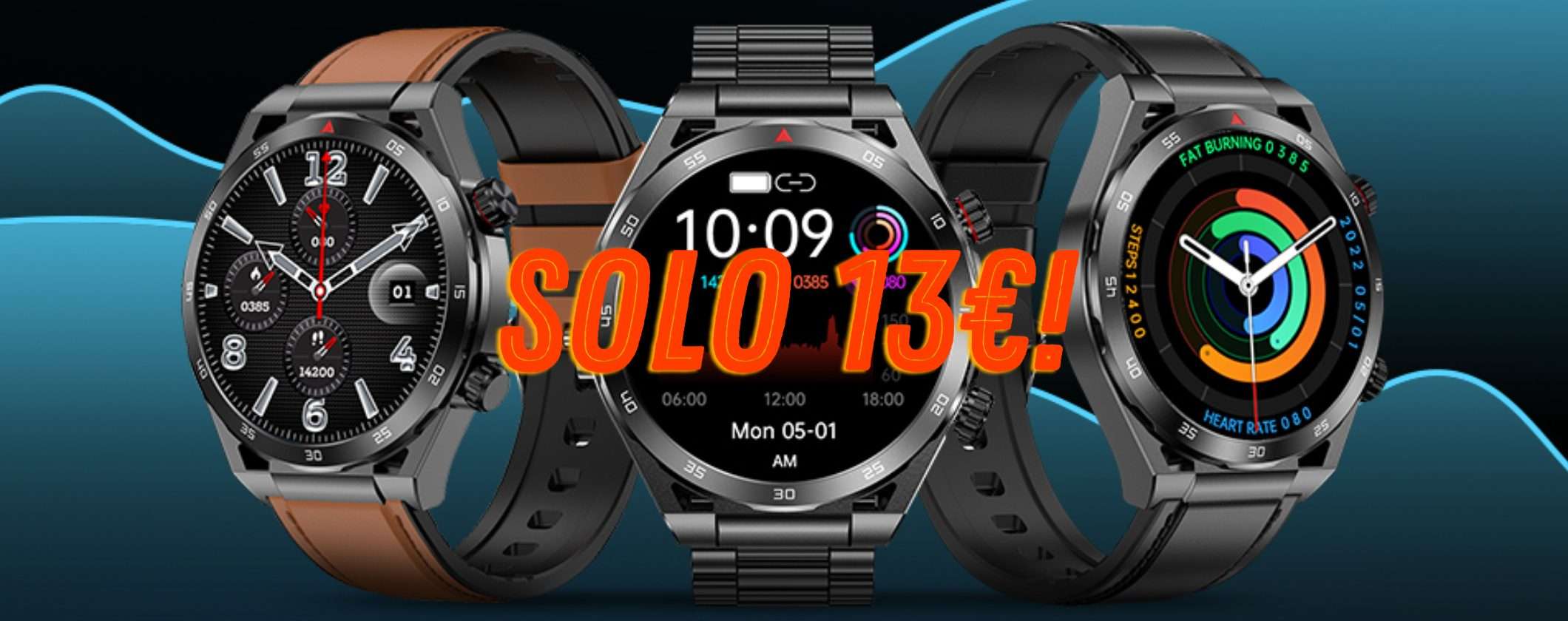 Smartwatch completo di tutto a soli 13€ su Amazon, anziché 60€