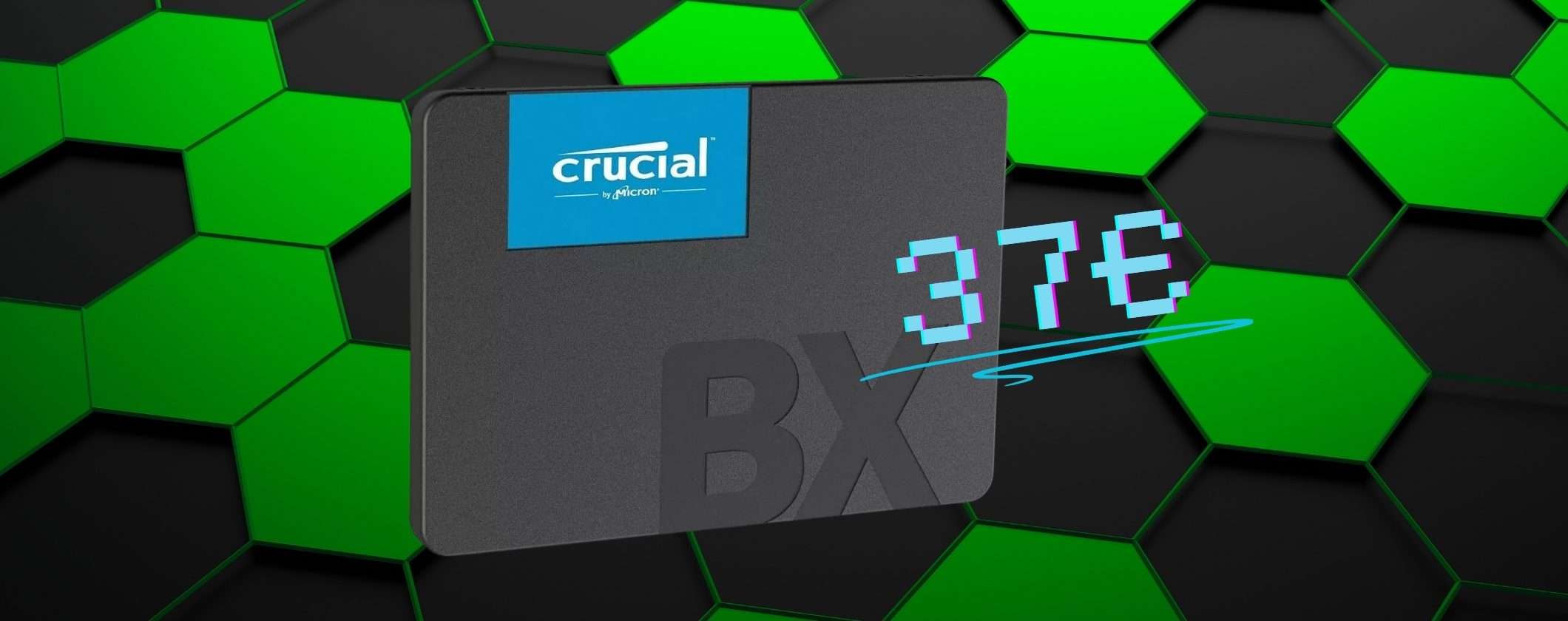 SSD Crucial BX500 da 500GB: rendi il tuo computer più veloce spendendo poco SSD Crucial BX500 da 500GB: rendi il tuo computer più veloce spendendo poco