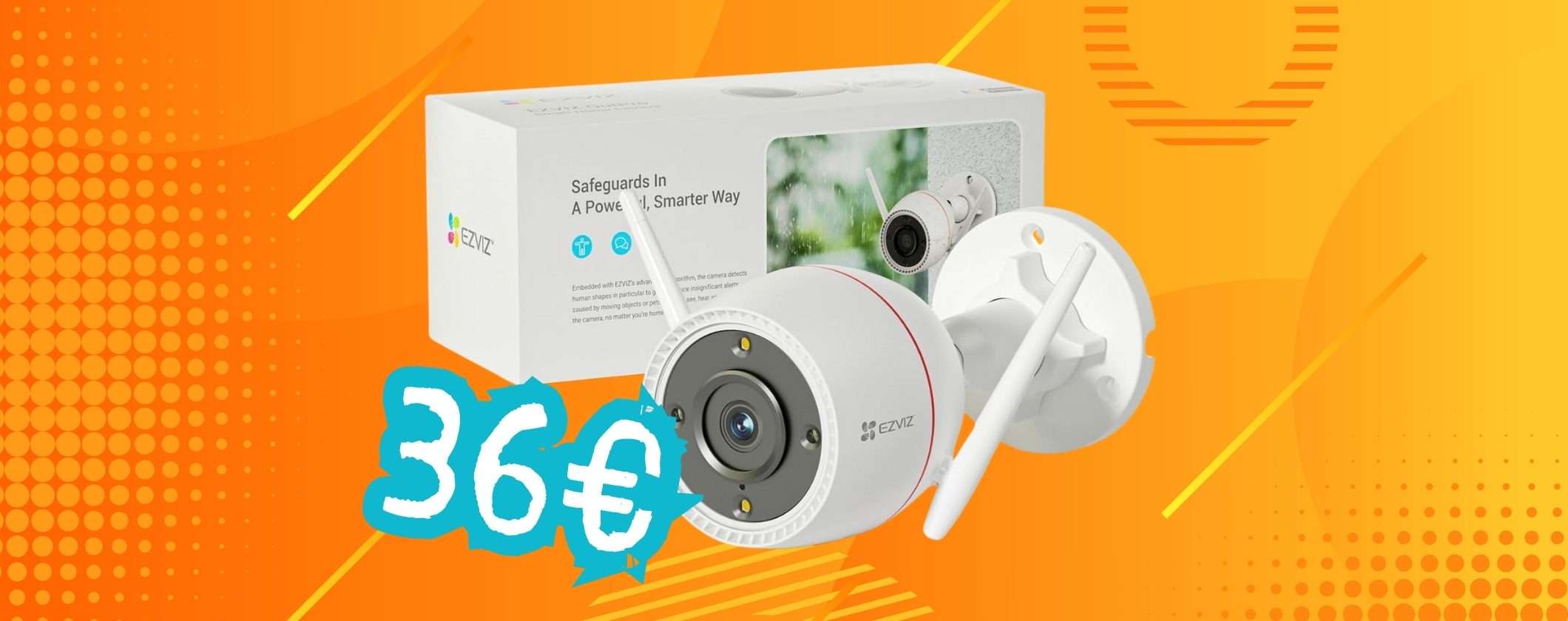 Telecamera WiFi EZVIZ: casa sicura e super prezzo Amazon Telecamera WiFi EZVIZ: casa sicura e super prezzo Amazon