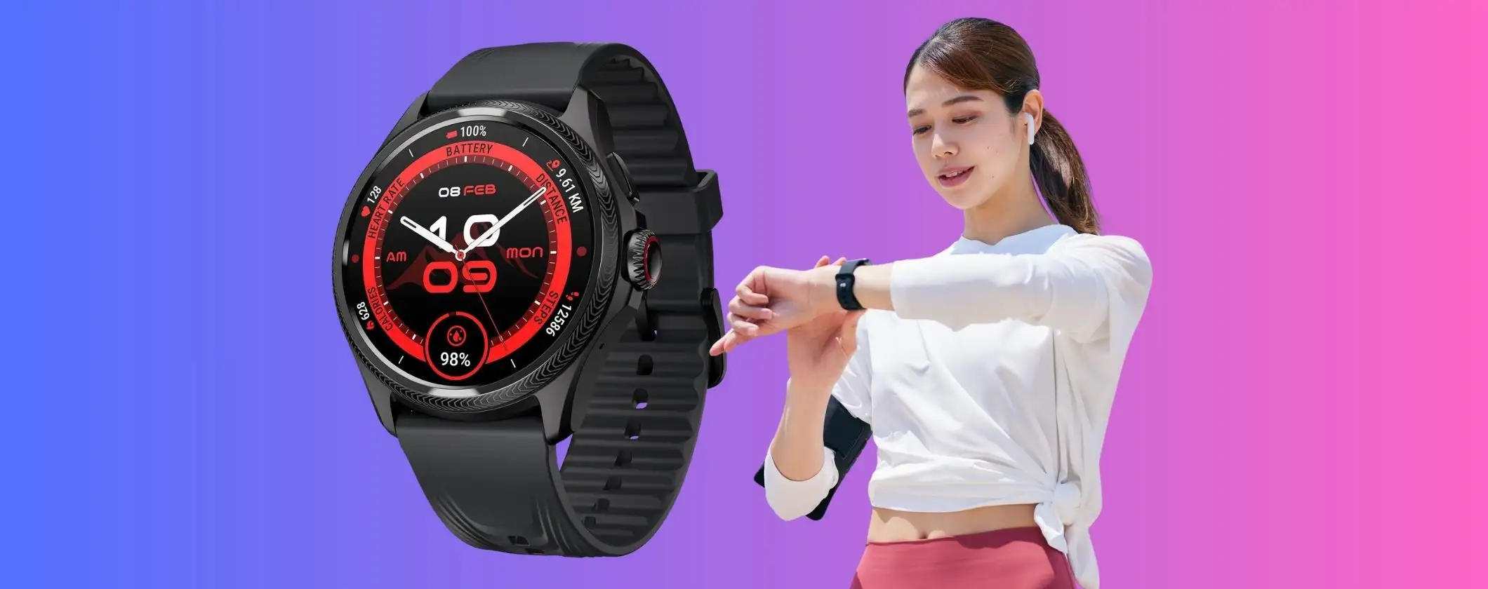 TicWatch Pro 5 Enduro è lo smartwatch dei veri sportivi e ora è al minimo storico