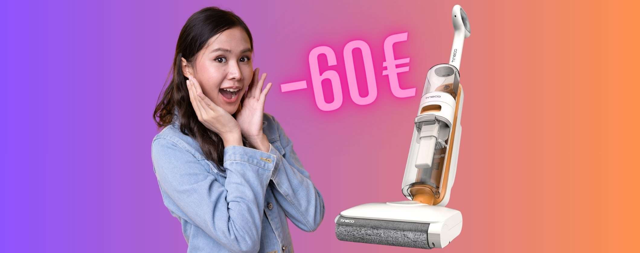 Tineco IFloor Y2: scopa elettrica per aspirazione e lavaggio in simultanea (-60€) Tineco IFloor Y2: scopa elettrica per aspirazione e lavaggio in simultanea (-60€)