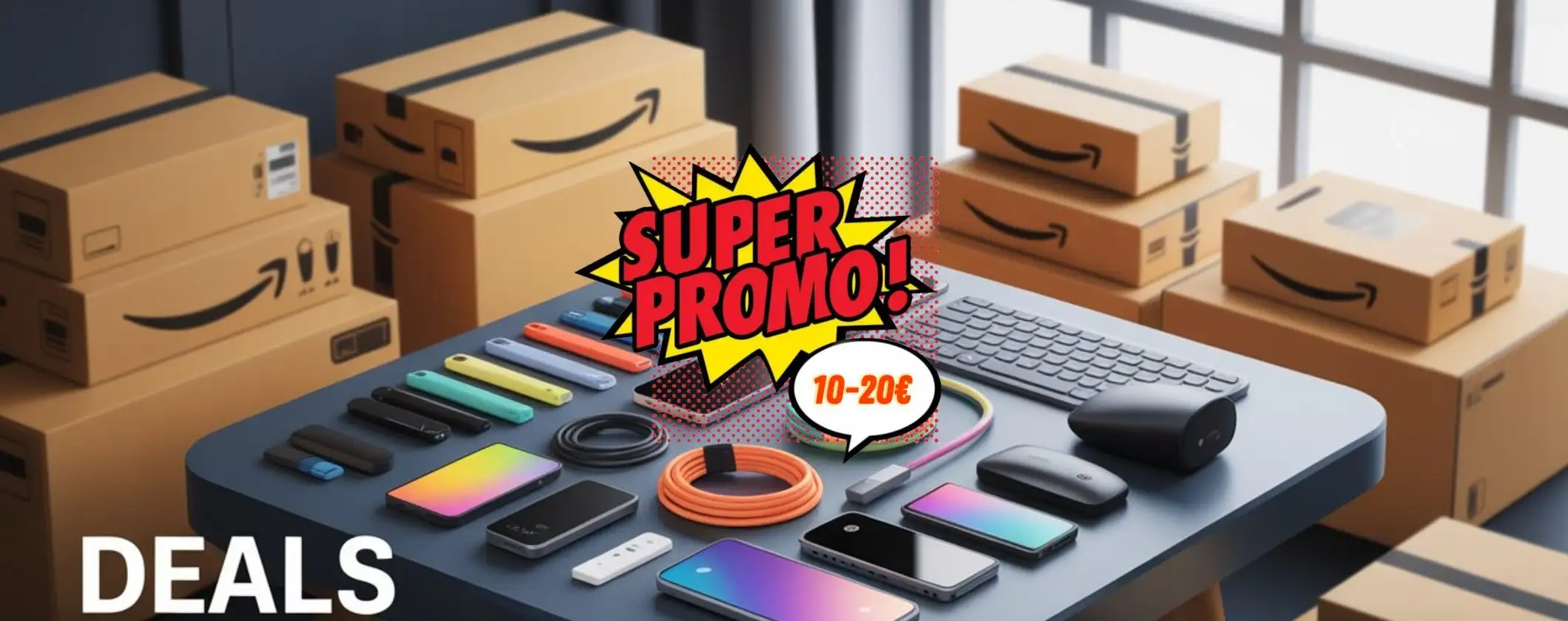 Tutta la tecnologia su Amazon in offerta da 10€ a 20€ è incredibile!