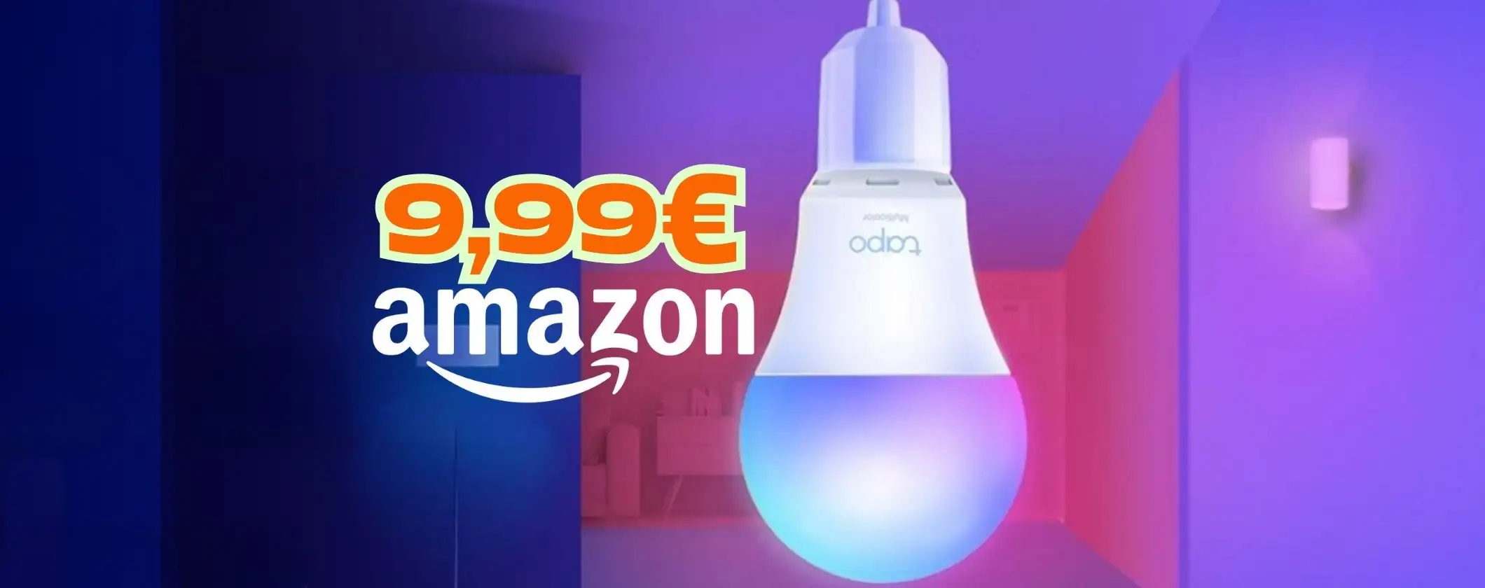 Tutte le stanze colorate e smart con la lampadina WiFi multicolore Tapo L530E Tutte le stanze colorate e smart con la lampadina WiFi multicolore Tapo L530E