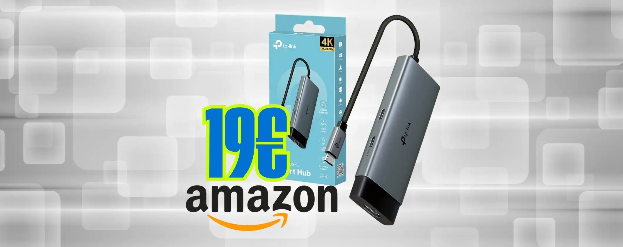 Tutto in un solo dispositivo: l'Hub USB-C 5 in 1 TP-Link è tuo a soli 19€