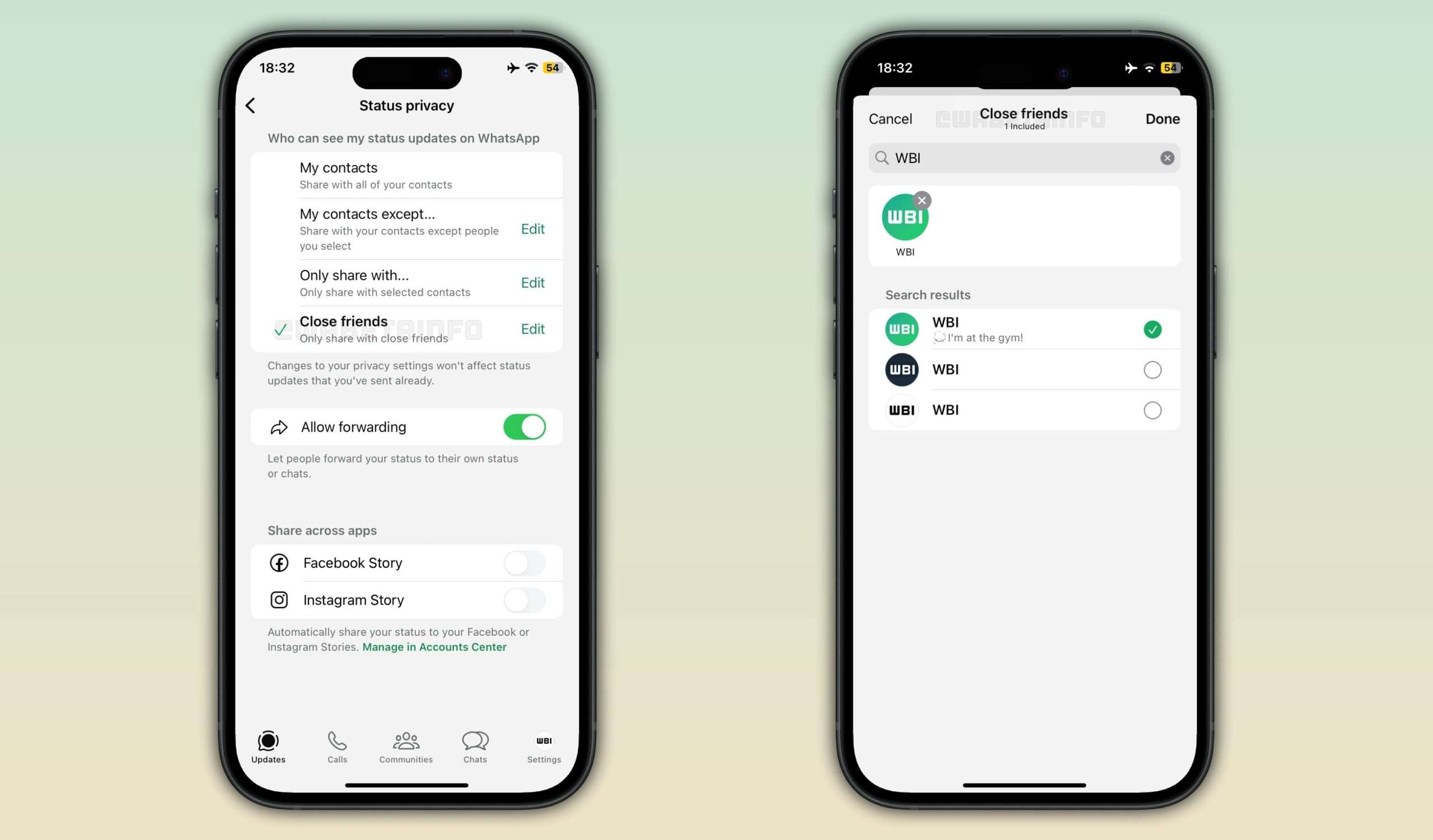 whatsapp aggiornamenti di stato privati