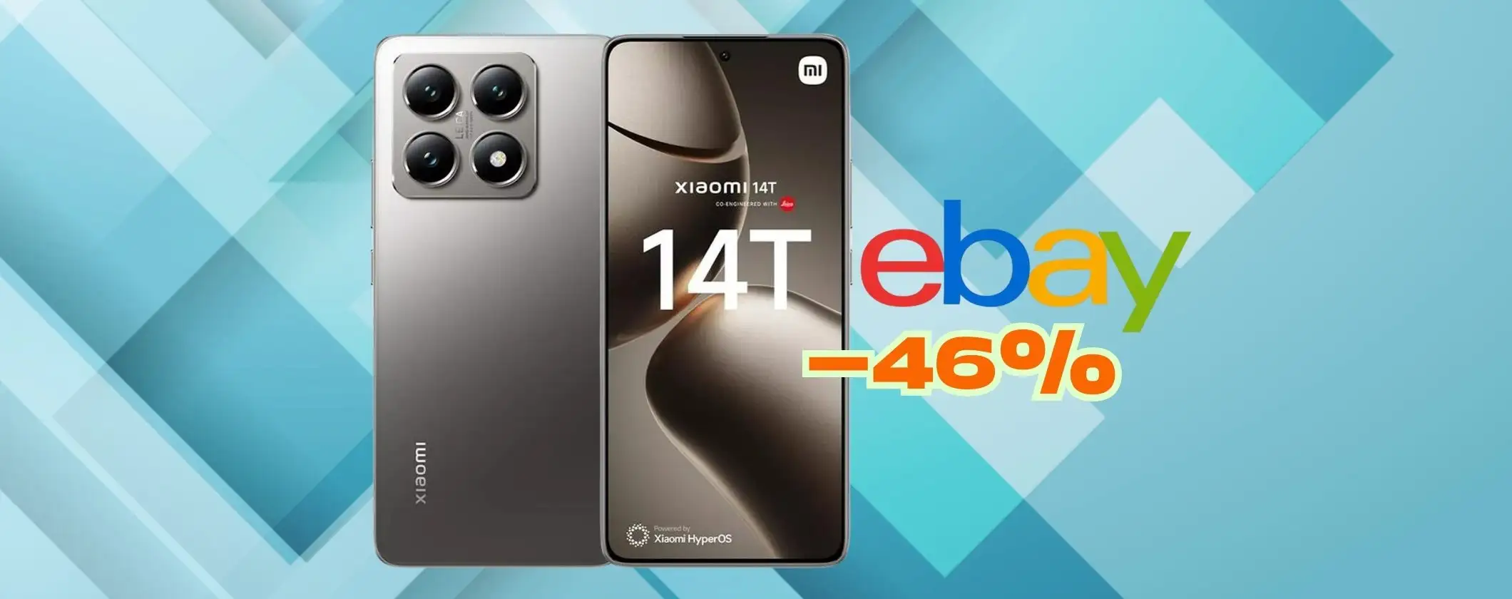 Xiaomi 14T 5G (12/256GB) in sconto al 46% è il mid-range da acquistare oggi Xiaomi 14T 5G (12/256GB) in sconto al 46% è il mid-range da acquistare oggi