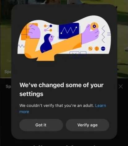 youtube verifica età