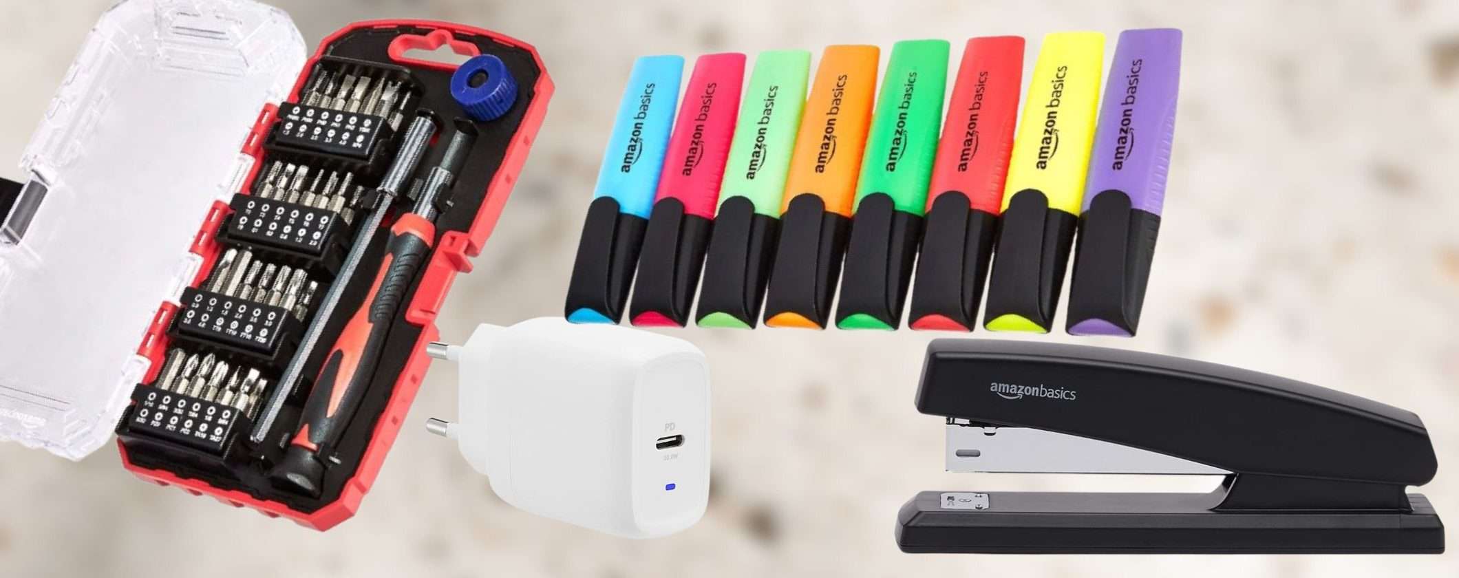 Amazon Basics promo da SVUOTATUTTO impressionanti: occasioni da 3€ a 11€