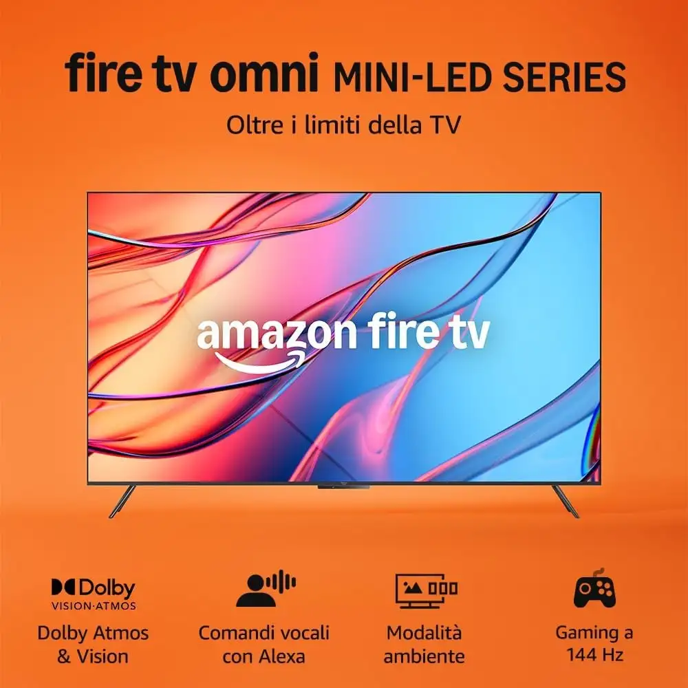 Amazon Fire TV Serie Omni Mini-LED 55 pollici