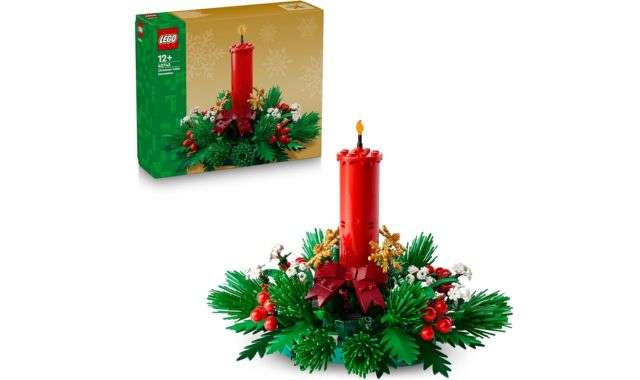 Candela natalizia LEGO