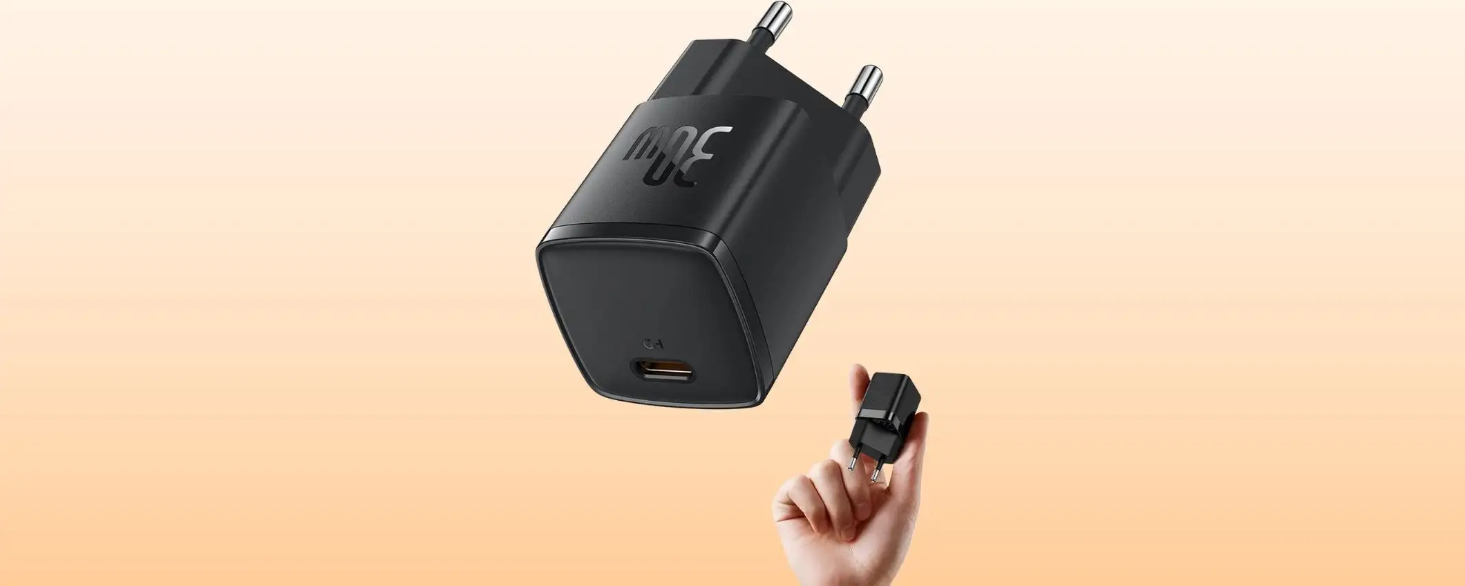 Caricatore USB-C 30W per una ricarica velocissima: su Amazon costa solo 6,99€ Caricatore USB-C 30W per una ricarica velocissima: su Amazon costa solo 6,99€