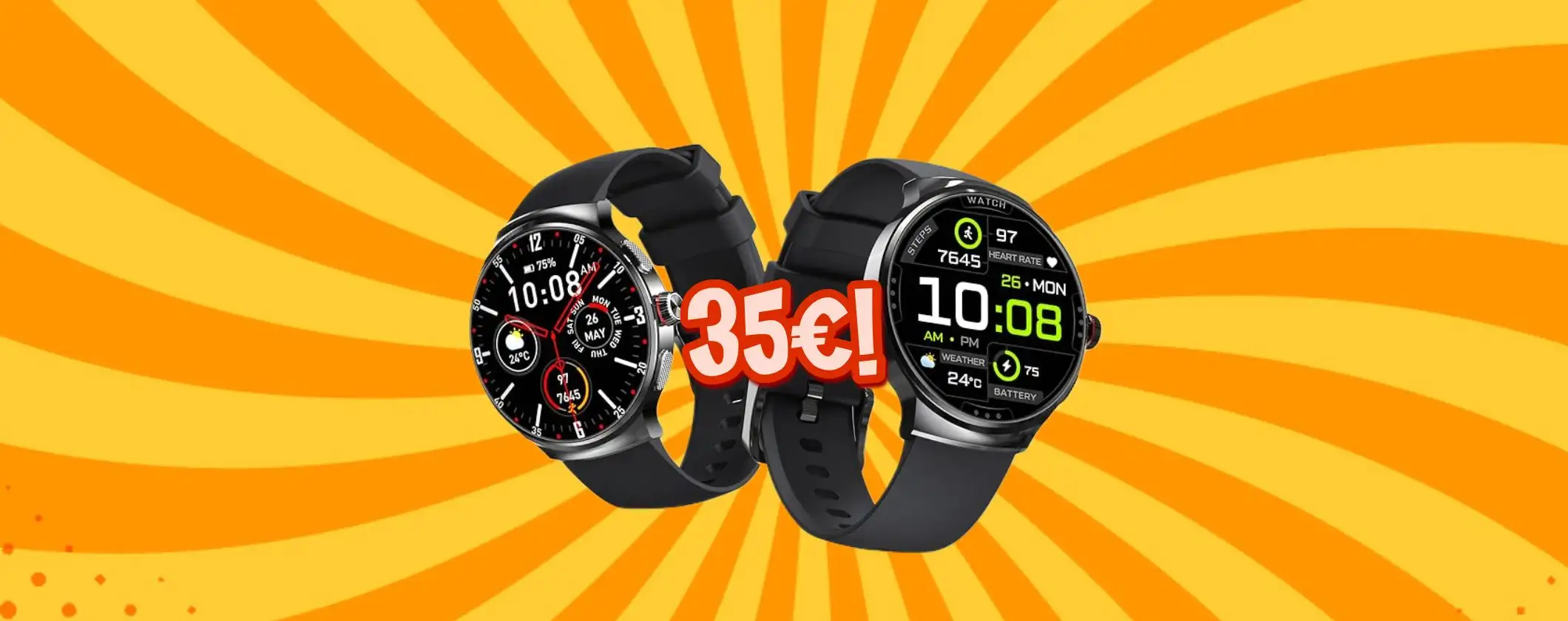 Smartwatch Intelligente da 149€ a 35€ su Amazon: pochi pezzi disponibili! Smartwatch Intelligente da 149€ a 35€ su Amazon: pochi pezzi disponibili!
