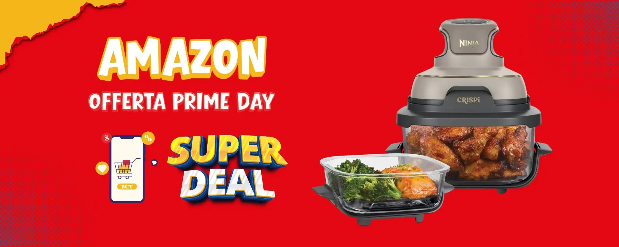 La friggitrice ad aria che puoi portare ovunque: Ninja CRISPi ora super scontata per i Prime Day