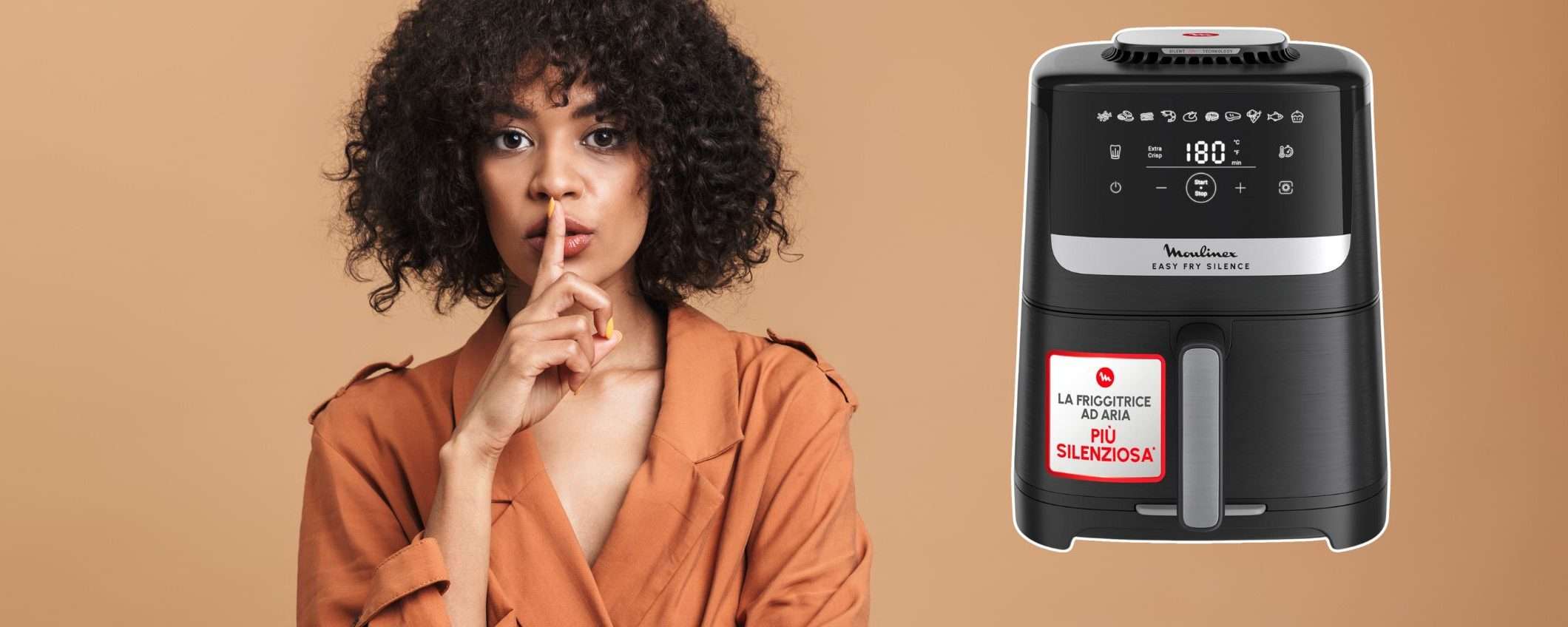 La friggitrice ad aria SILENZIOSA è in offerta LAMPO su Amazon (-32%) La friggitrice ad aria SILENZIOSA è in offerta LAMPO su Amazon (-32%)