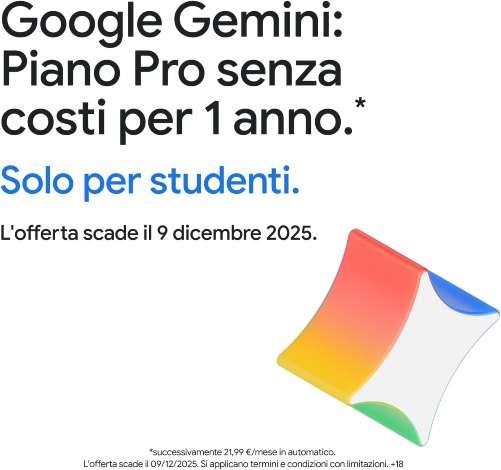 Google Gemini Pro offerta studenti
