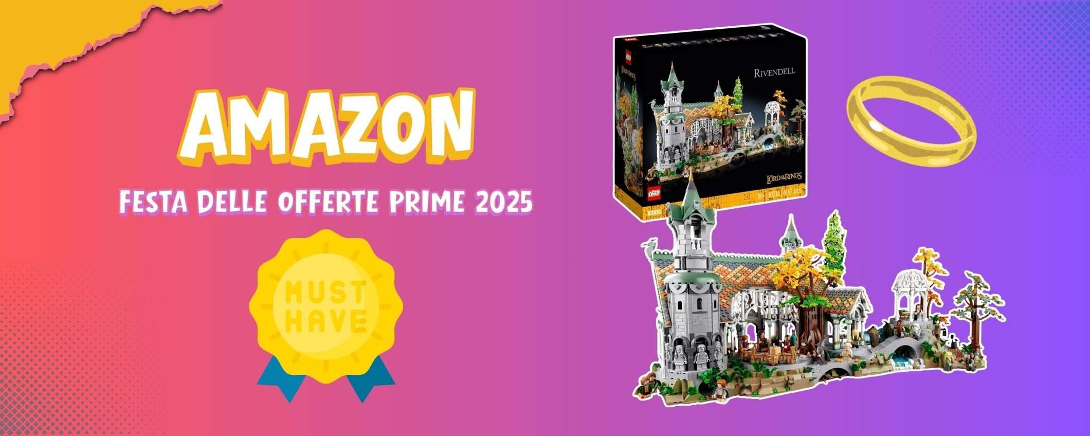 Set LEGO Gran Burrone in offerta MAI VISTA: è l'occasione che aspettavi