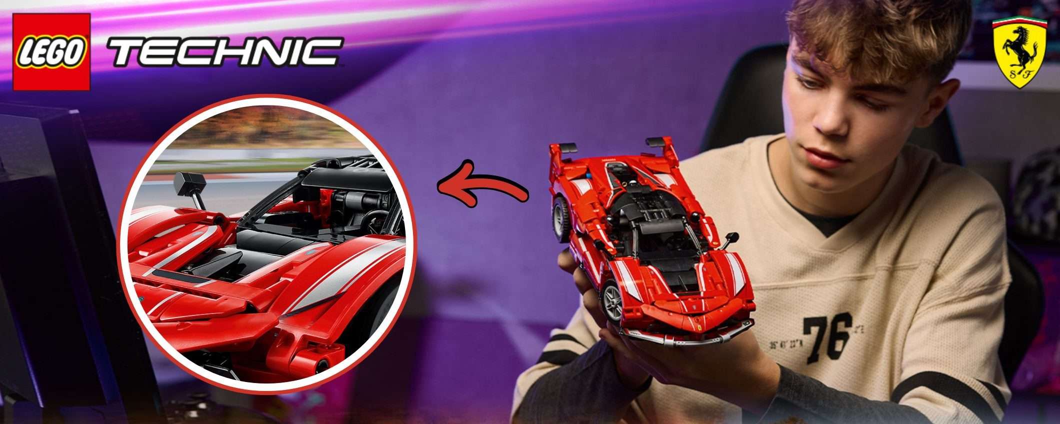 LEGO Technic Ferrari FXX K in SCONTO IMPERDIBILE su Amazon (-30%): è un set da SOGNO
