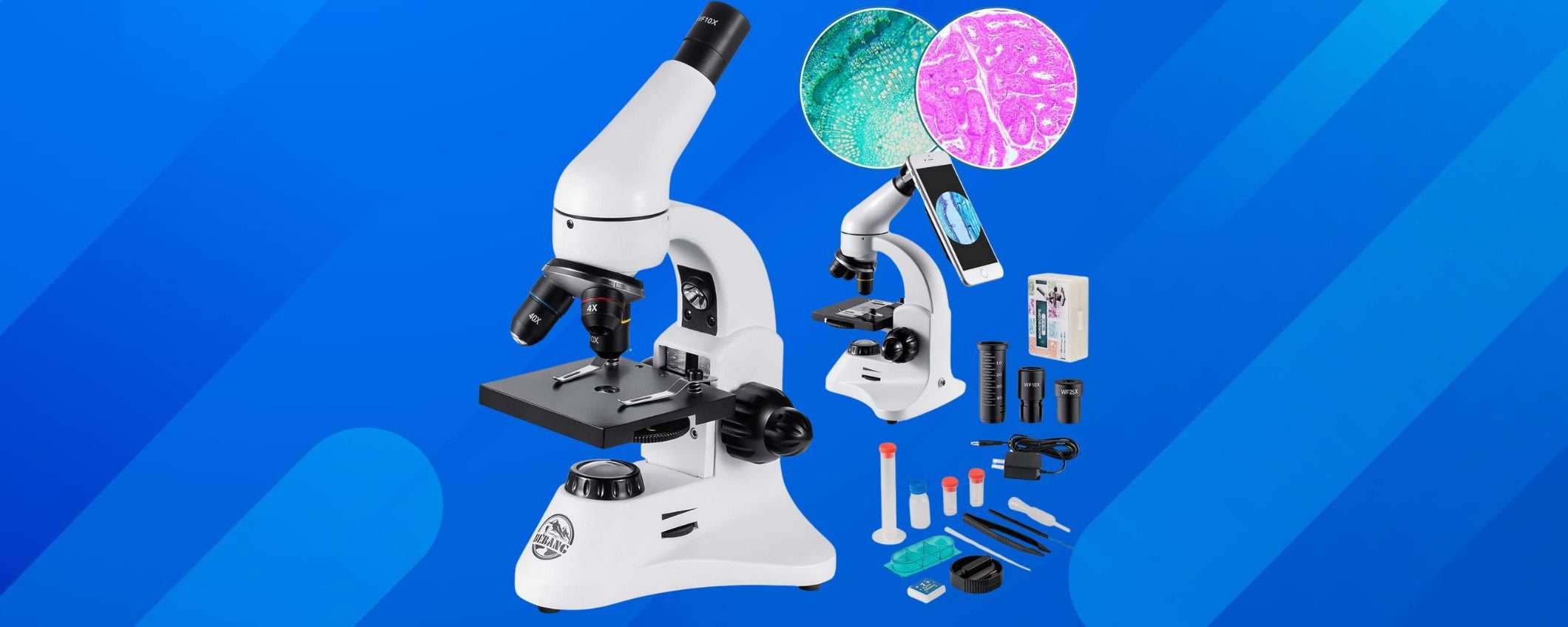 Microscopio Ottico 2000X in PROMO FLASH (-24%): perfetto per studenti e curiosi