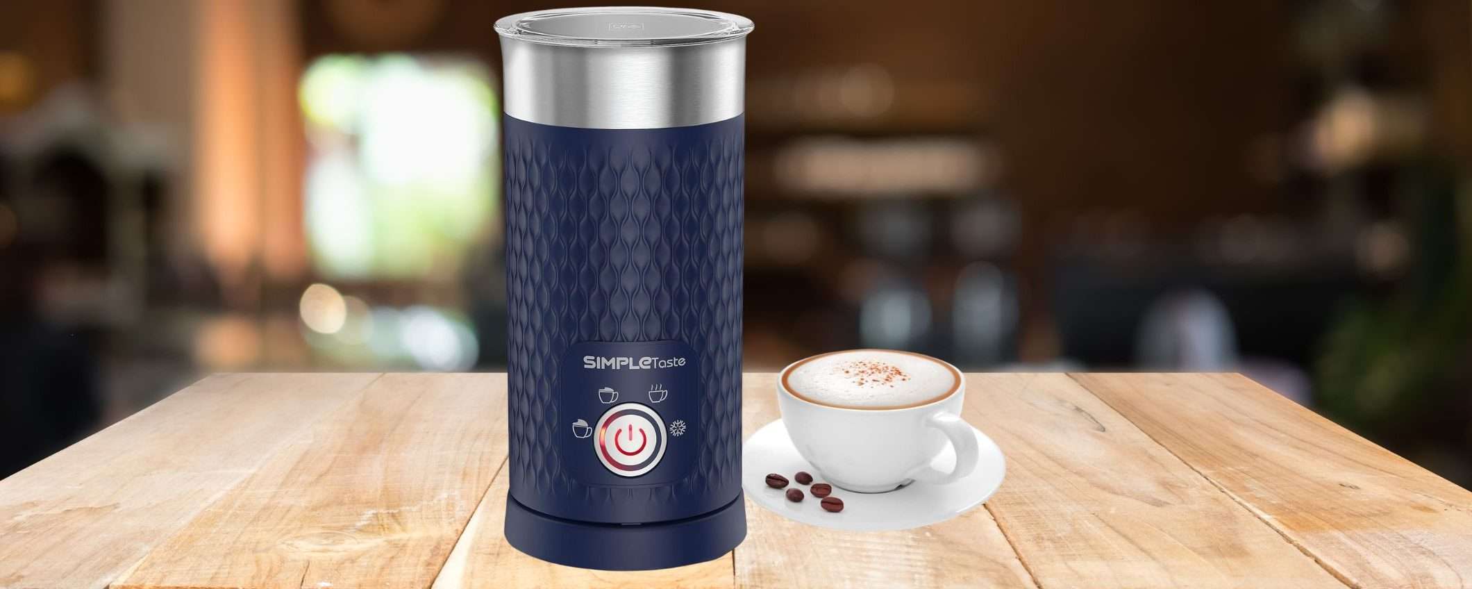 Caffetteria in casa con questo Montalatte Elettrico 4-in-1 in OFFERTA su Amazon Caffetteria in casa con questo Montalatte Elettrico 4-in-1 in OFFERTA su Amazon