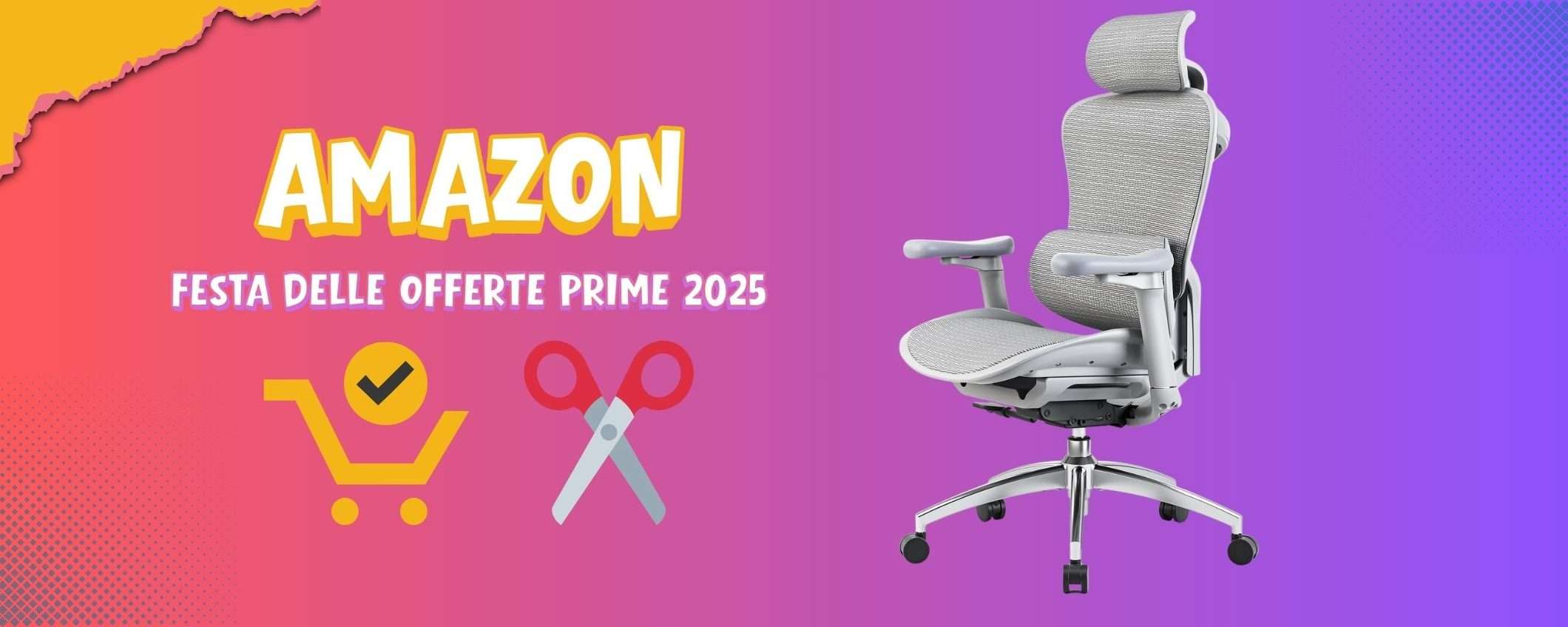 Sconto Prime Day + coupon extra: questa poltrona è l’occasione perfetta per casa e ufficio