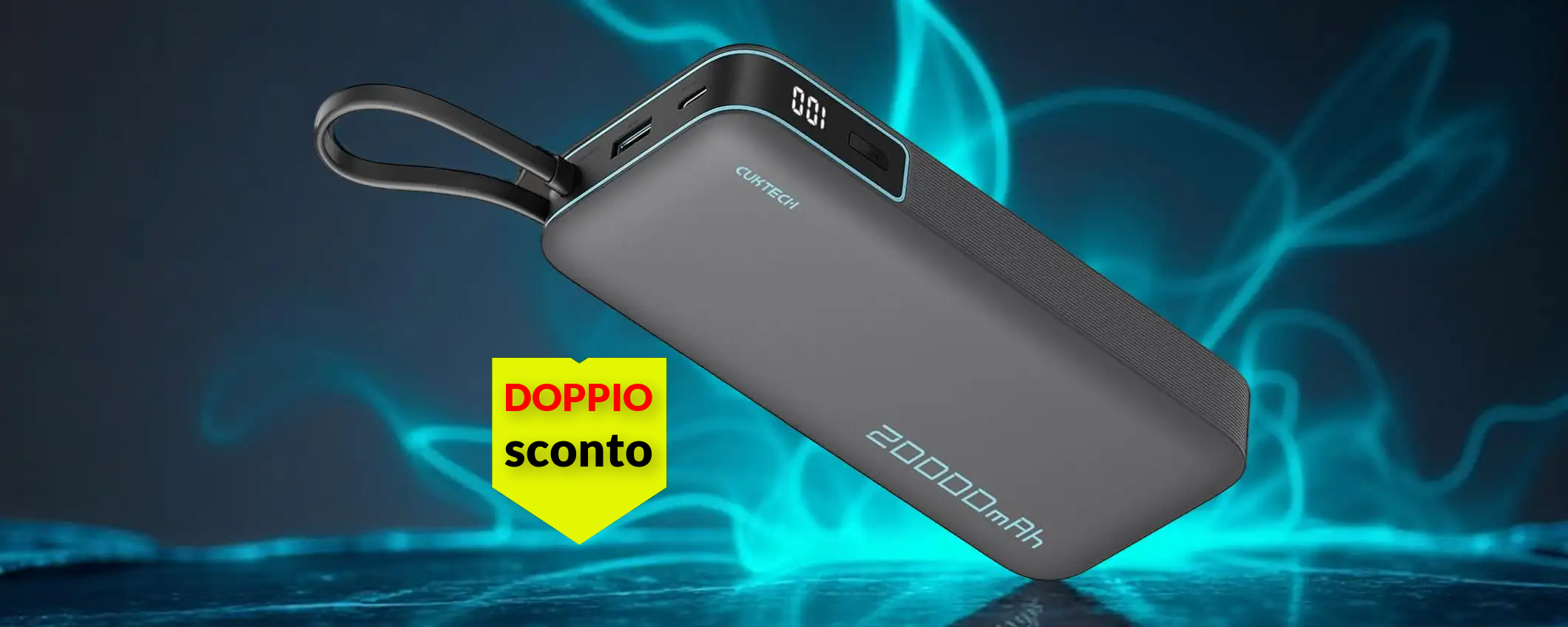 Powerbank 20.000mAh a poco più di 20€: su Amazon ci sono 2 sconti