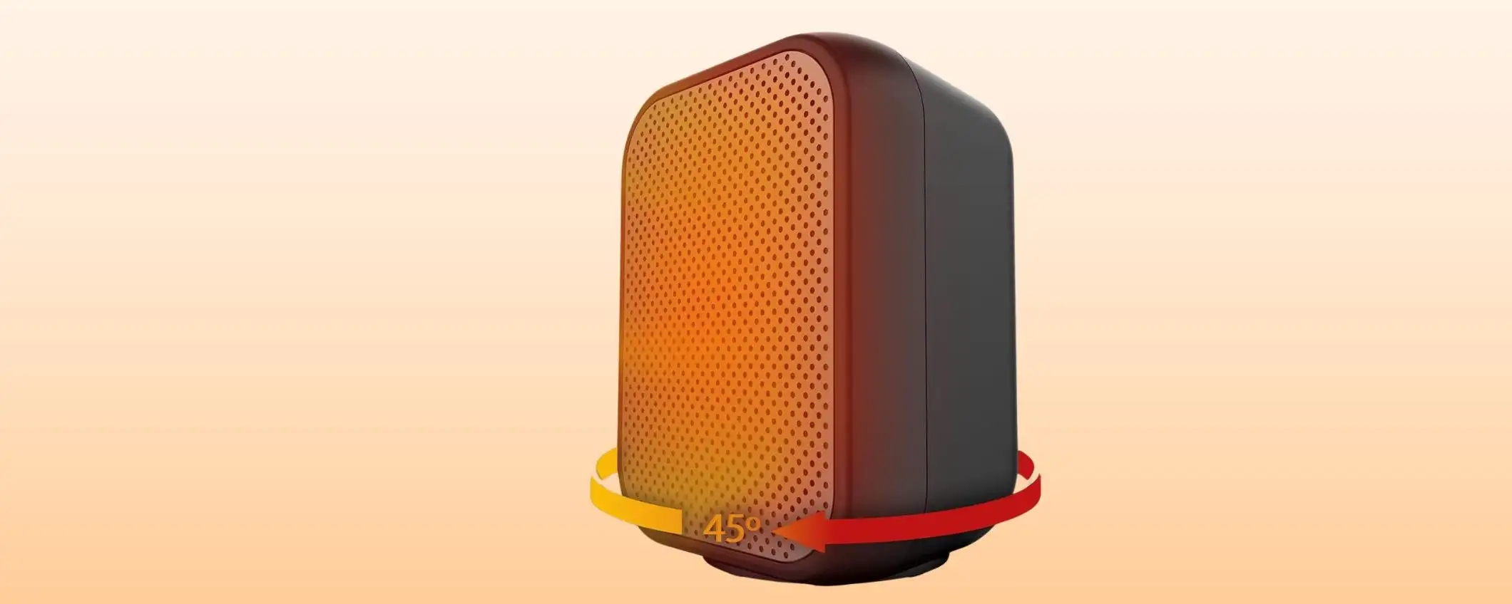 1500W e 3 modalità di riscaldamento: Riscaldatore Cecotec in offerta LAMPO