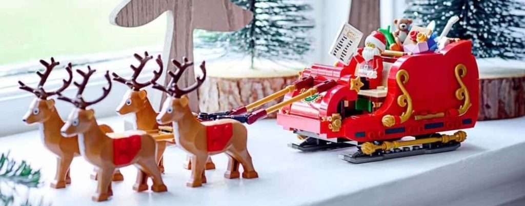 Slitta Babbo Natale LEGO sconto Amazon