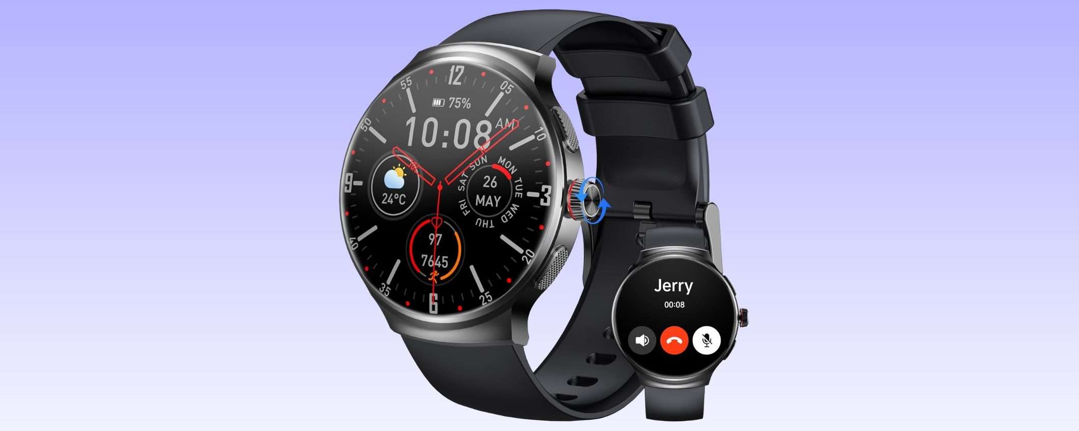 Amazon impazzisce: smartwatch AMOLED con chiamate Bluetooth a soli 35,99€