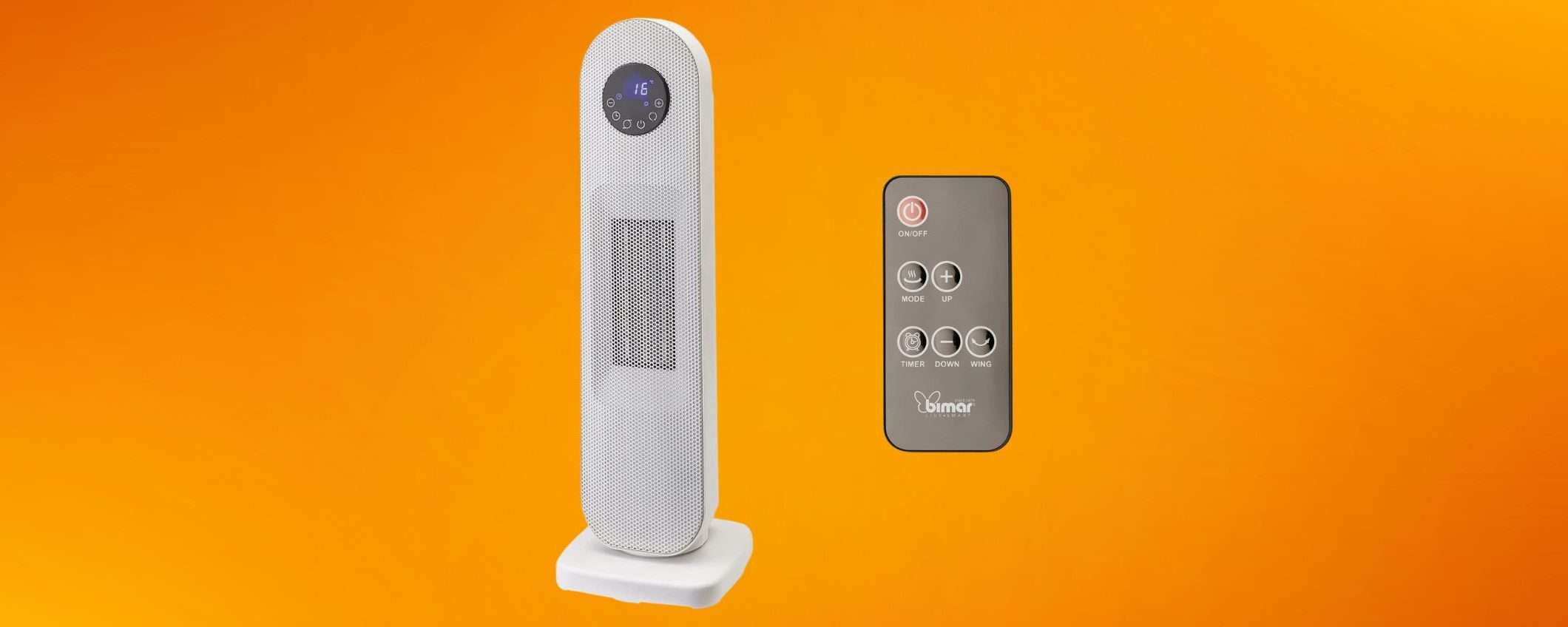Termoventilatore smart con WiFi e controllo vocale in offerta LAMPO: casa calda e bolletta leggera Termoventilatore smart con WiFi e controllo vocale in offerta LAMPO: casa calda e bolletta leggera