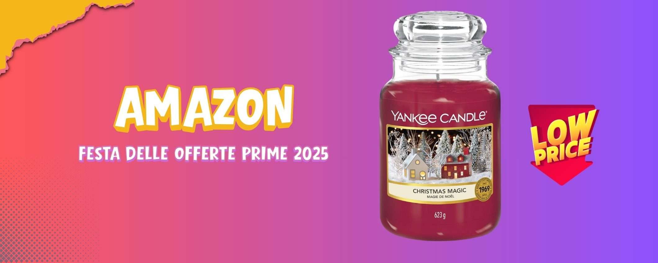Candela profumata Yankee Candle natalizia: la più venduta è in MEGA SCONTO a 19,99€ (-43%)