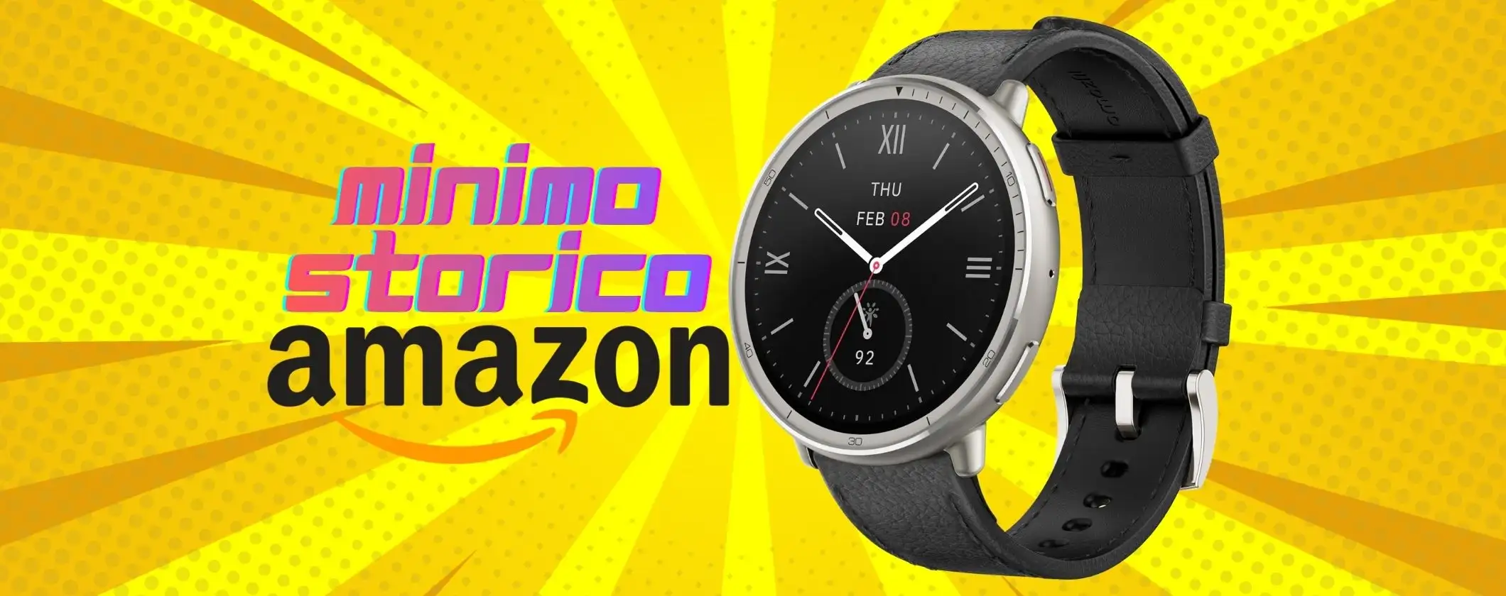 AMAZFIT Active 2 con oltre 160 modalità sport e resistenza a 5ATM in super sconto AMAZFIT Active 2 con oltre 160 modalità sport e resistenza a 5ATM in super sconto