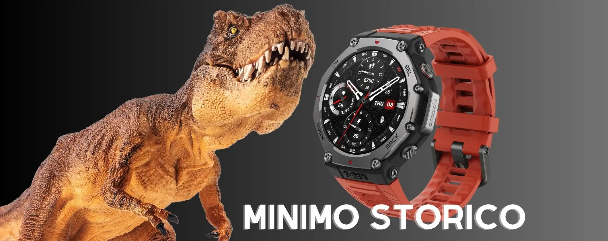 Amazfit T-Rex 3: l'indistruttibile smartwatch a prezzo sgretolato da Amazon