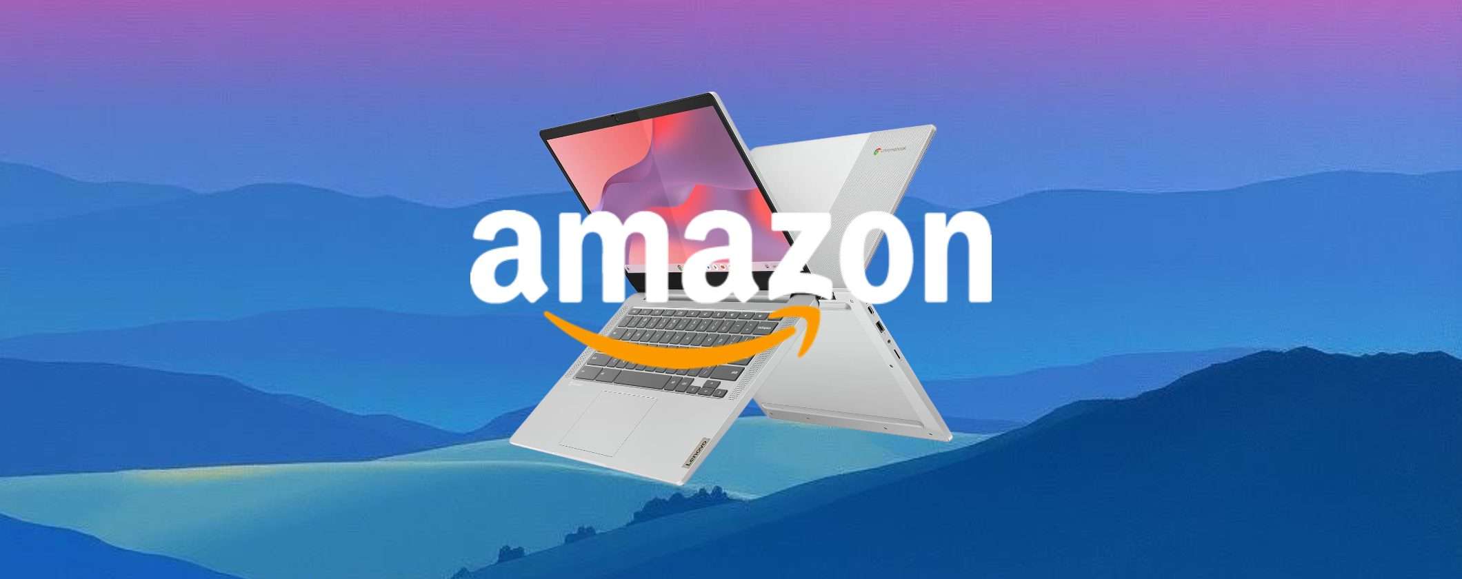 Amazon taglia i prezzi: Lenovo Slim 3 Chromebook quasi regalato alle Offerte Prime