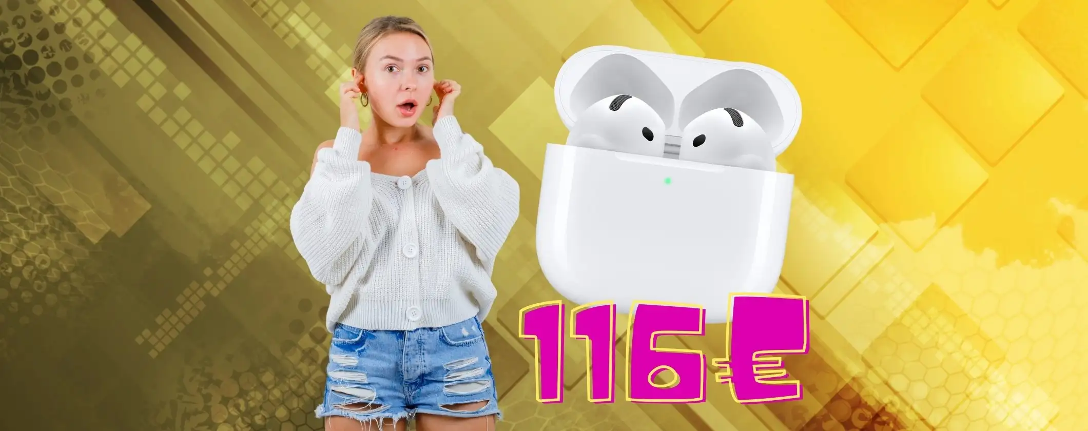 Apple AirPods 4 ora su Amazon sono super convenienti (solo 116€)