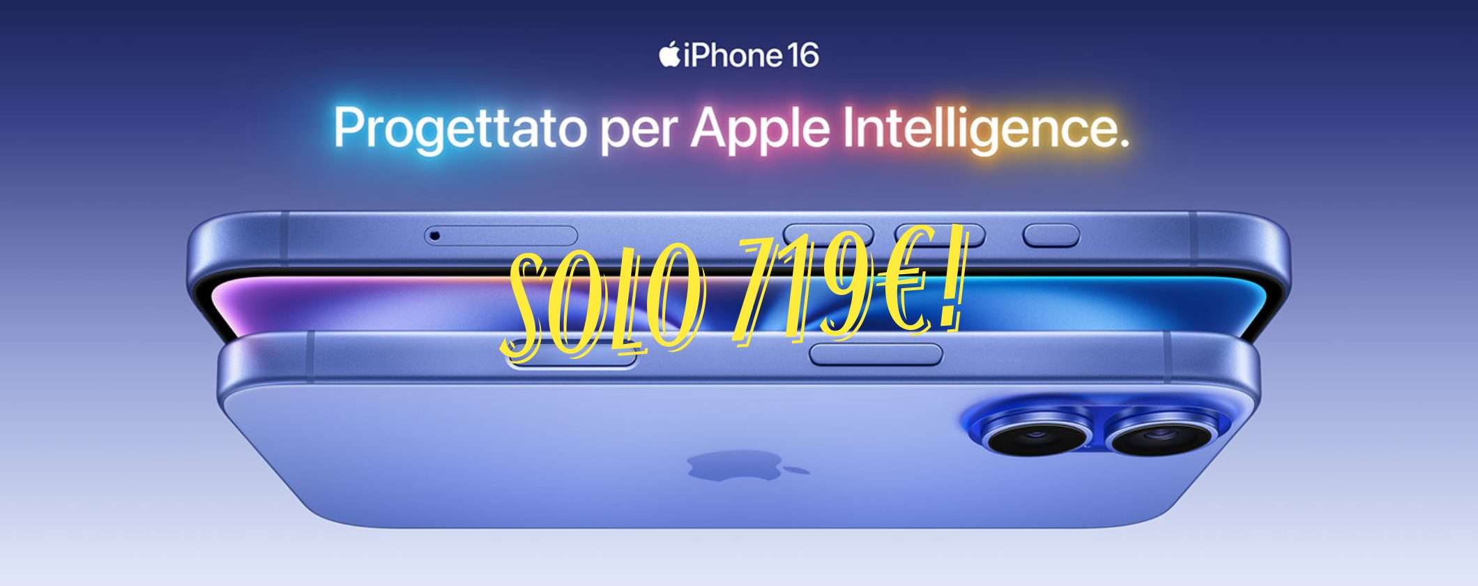 Apple iPhone 16: pochissimi pezzi a soli 719€ su Amazon Apple iPhone 16: pochissimi pezzi a soli 719€ su Amazon