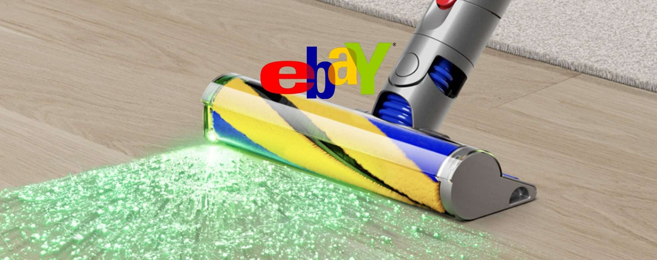 Aspira anche l'impossibile con il Dyson V12 su eBay a prezzo regalo Aspira anche l'impossibile con il Dyson V12 su eBay a prezzo regalo