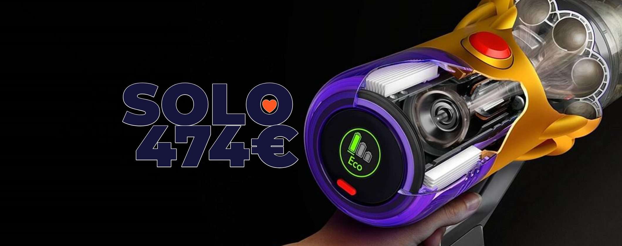 Aspirapolvere Dyson V12 Detect a soli 474€ è l'occasione di eBay
