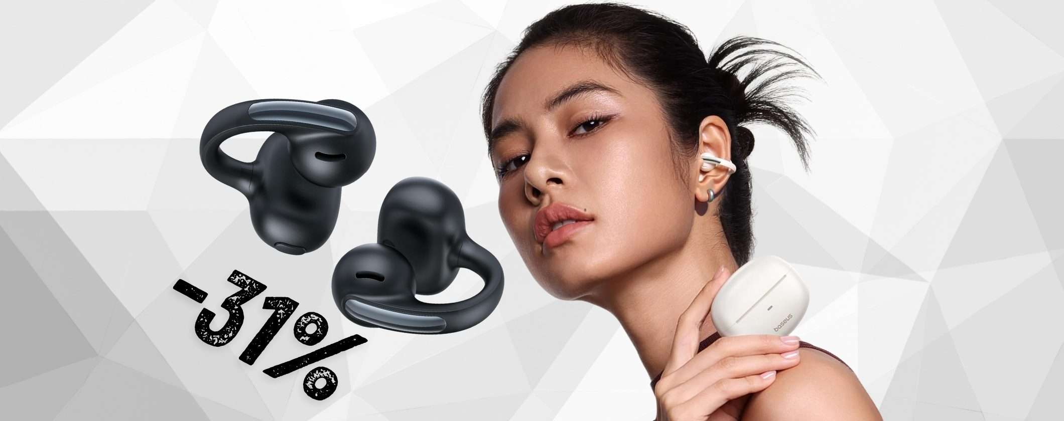 Auricolari wireless a clip Baseus MC1: i migliori per comfort, suono e prezzo (-31%)