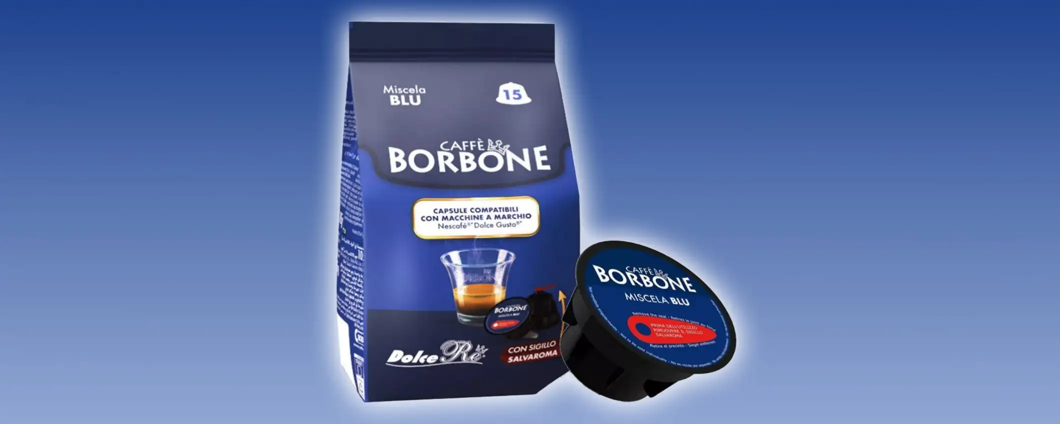 Il vero espresso italiano in offerta: 180 capsule Caffè Borbone a 22 centesimi l'una Il vero espresso italiano in offerta: 180 capsule Caffè Borbone a 22 centesimi l'una