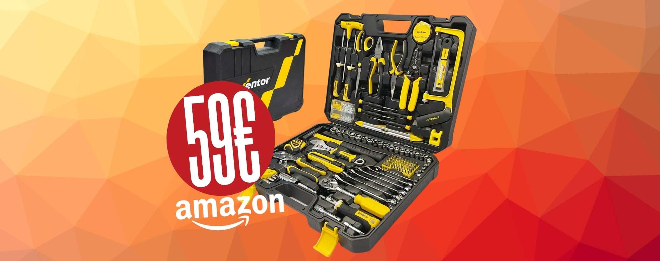 Cassetta degli attrezzi con 280 accessori utilissimi per ogni lavoro (59€) Cassetta degli attrezzi con 280 accessori utilissimi per ogni lavoro (59€)