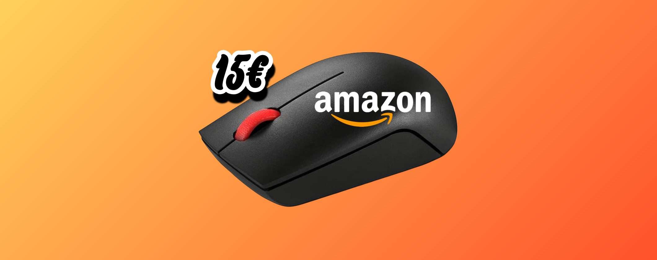 Compatto, preciso e wireless: il Mouse Lenovo Essential ora a soli 15€, ma per poco!