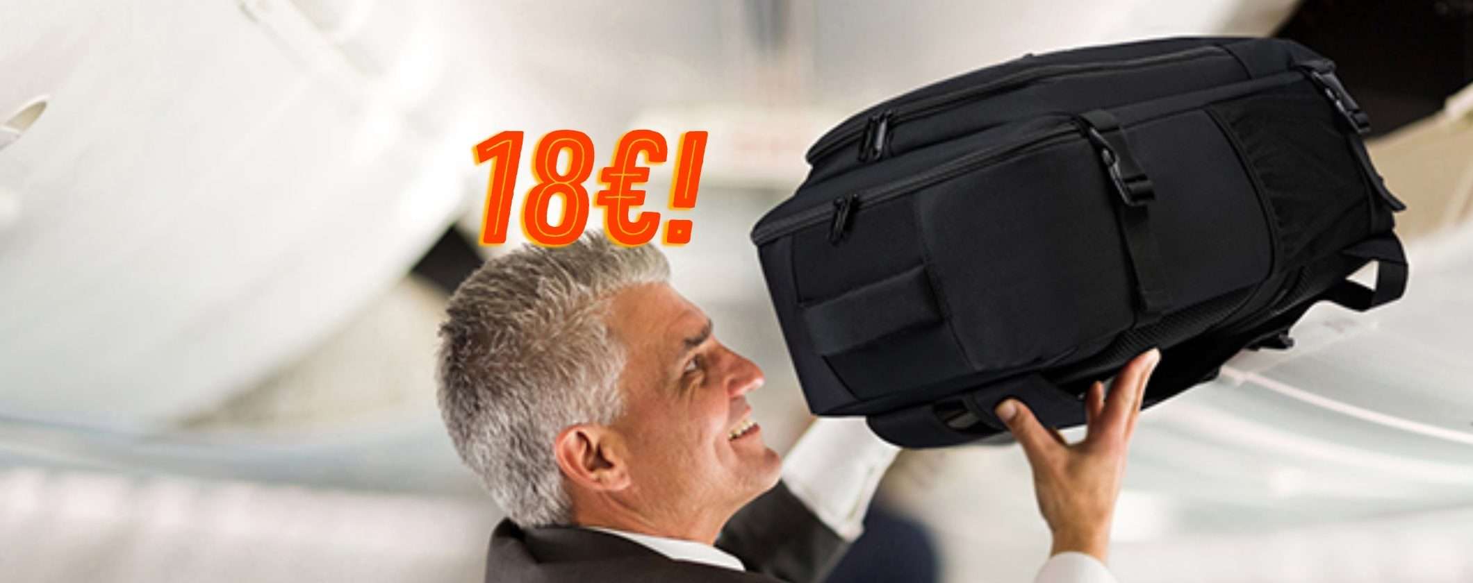 Con questo zaino per Ryanair 40x20x25 a soli 18€ è perfetto per viaggiare Con questo zaino per Ryanair 40x20x25 a soli 18€ è perfetto per viaggiare
