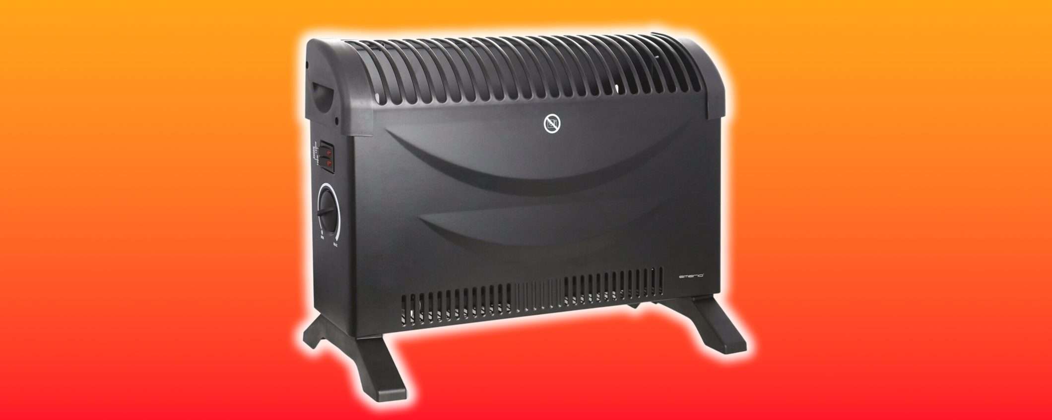 Con questo convettore elettrico non resterai mai al freddo: super sconto del 58%