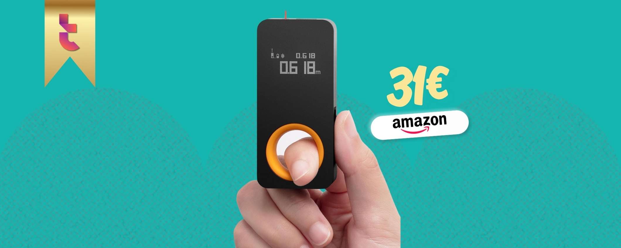 Questo Metro Laser con Bluetooth rivoluziona ogni kit (coupon)