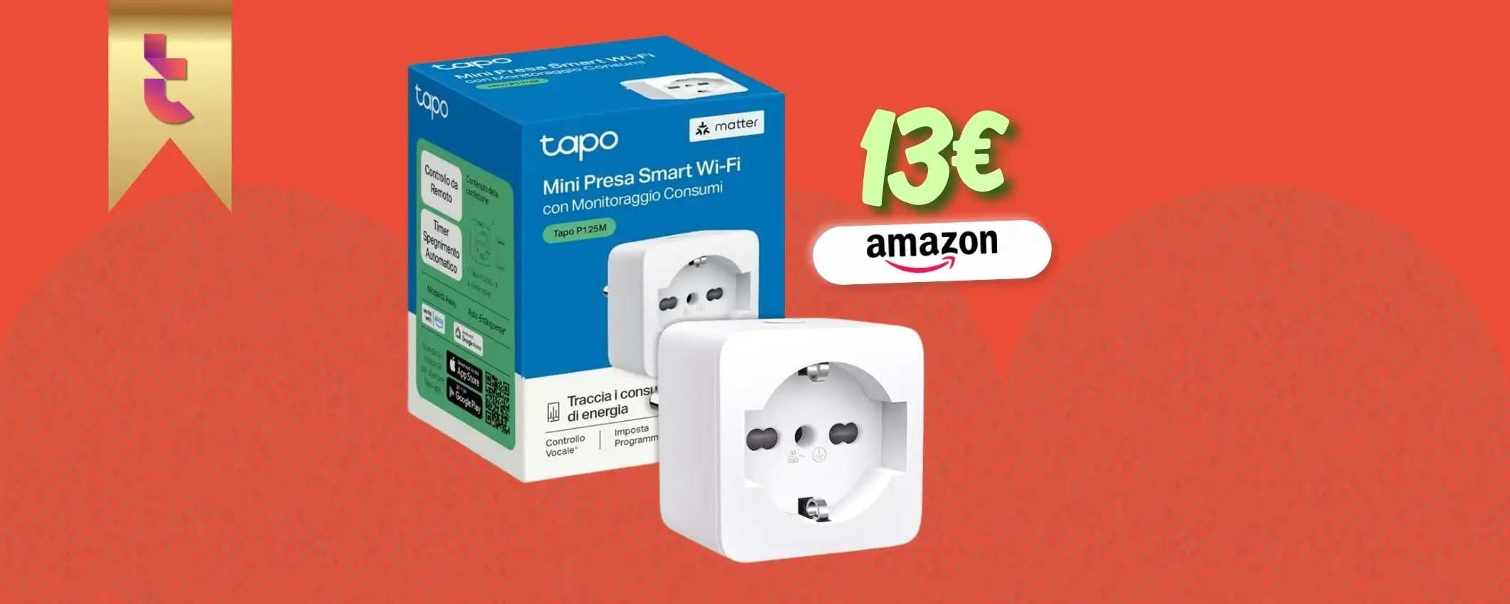 Torna a 13€ la presa smart di TAPO che rende casa di ultima generazione Torna a 13€ la presa smart di TAPO che rende casa di ultima generazione