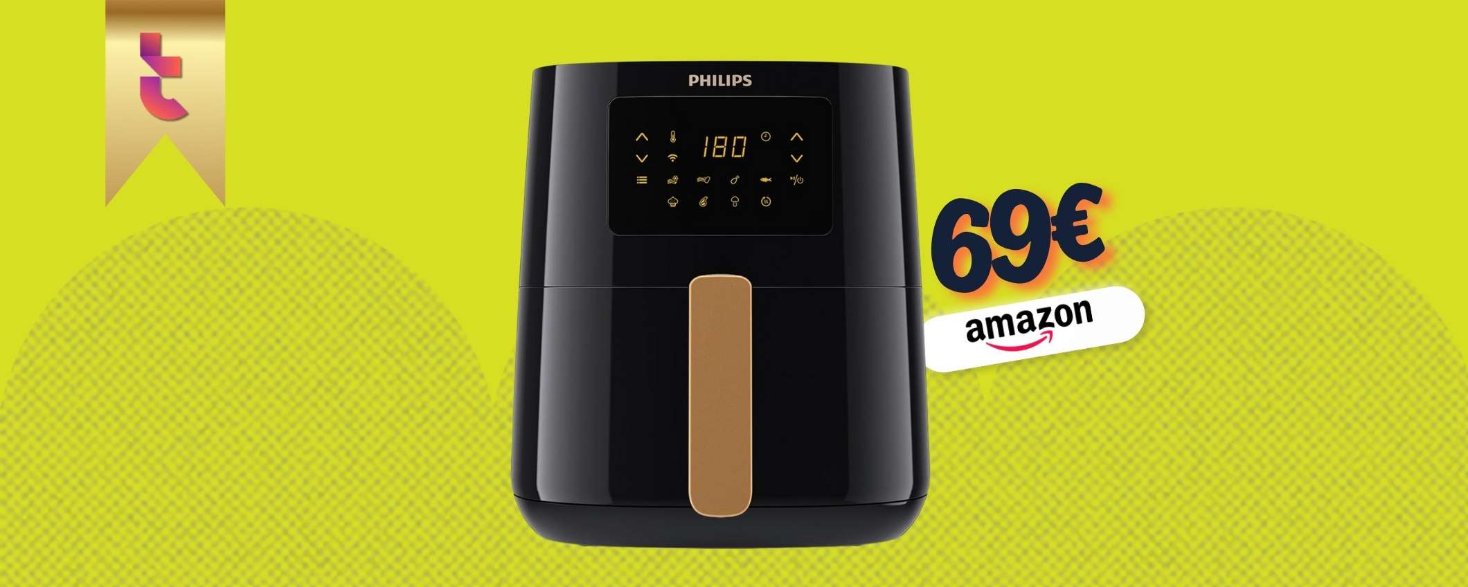 Philips sbaraglia il mercato: Airfryer Serie 5000 a soli 69€ su Amazon Philips sbaraglia il mercato: Airfryer Serie 5000 a soli 69€ su Amazon